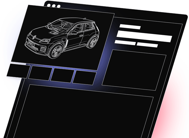 Renault R5 Website Mockup